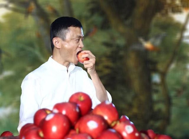 Hình : Ceo JackMa là người sử dụng blockchain vào việc xác định và hàng giả.