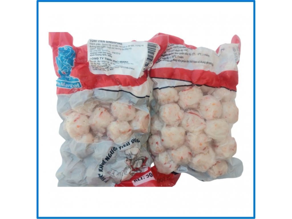 Viên tôm Singapore ngon - Gói 500gr