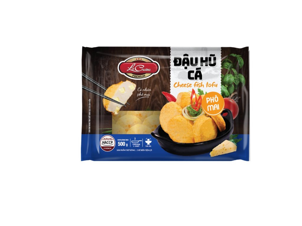 Chả cá đậu hủ phô mai mềm - Gói 500gr