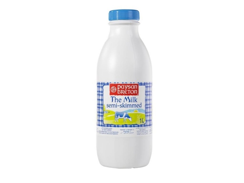 Sữa tươi Pháp PB ít béo chai 1L - PB FRENCH MILK SEMI SKIMMED BOTTLE 1L