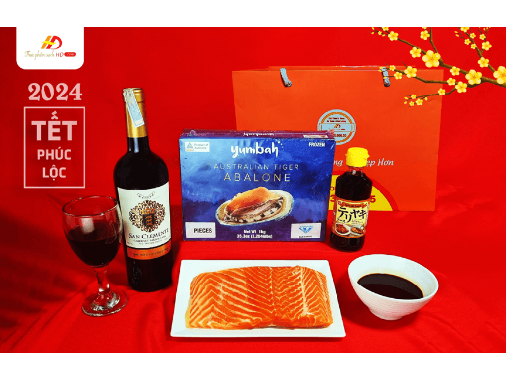 Quà Tết 2024 - Set Quà Phúc Lộc - Quà Hải Sản Cap Cấp