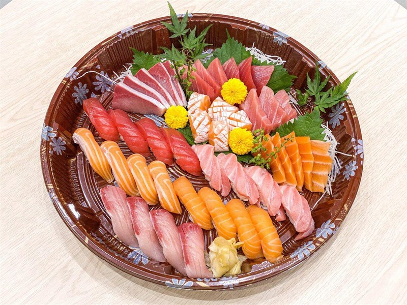 sashimi hải sản