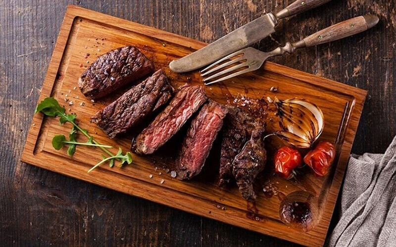 thịt bò tiện lợi, đồ ăn nhanh, bữa cơm nhanh gọn, ba chỉ bò Mỹ cắt sẵn