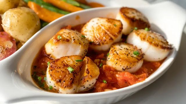 Còi sò điệp, hải sản, bảo quản hải sản, món ngon với còi sò điệp, sò điệp ngon, sò điệp giá tốt