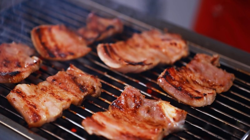 Nướng ba rọi bò Mỹ