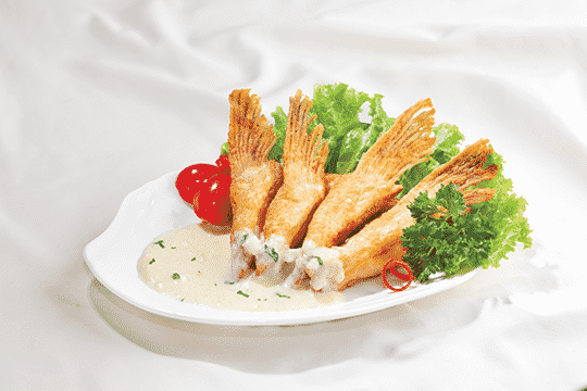 đầu và vây cá hồi