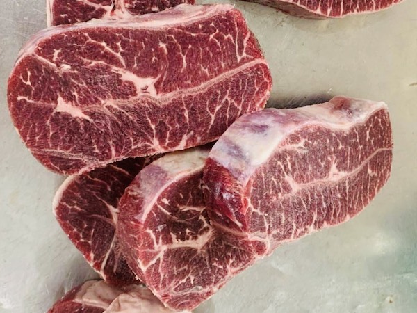 steak lõi vai bò, steak giá tốt, chuck steak